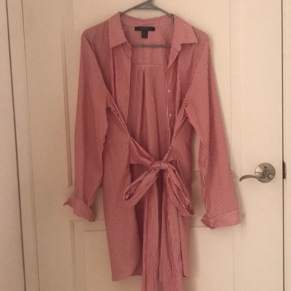 Forever21 Stripped Shirt Dress